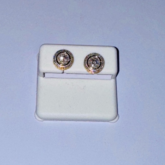 1/2 Cttw Real Diamond Earrings FREE APPRAISAL 100% Natural diamond screw backs